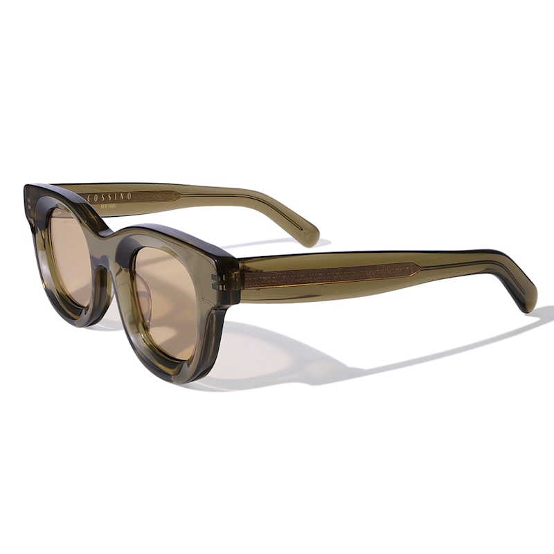 Thumbnail of Alondo Champagne Acetate Wayfarer Sunglasses image