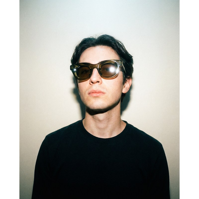 Thumbnail of Alondo Champagne Acetate Wayfarer Sunglasses image