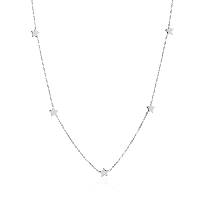 Thumbnail of Alta Sterling Silver Multi Star Necklace image