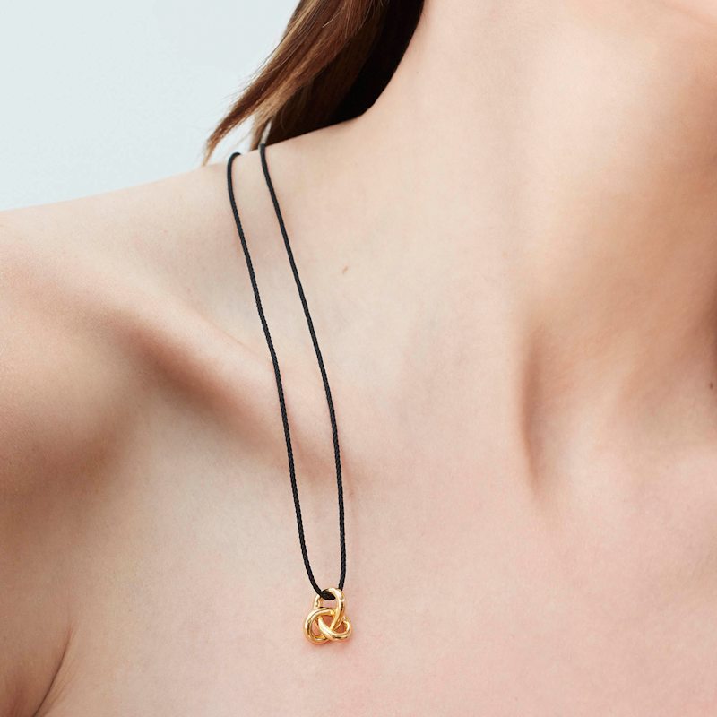 Thumbnail of Amara Cord Necklace Gold image