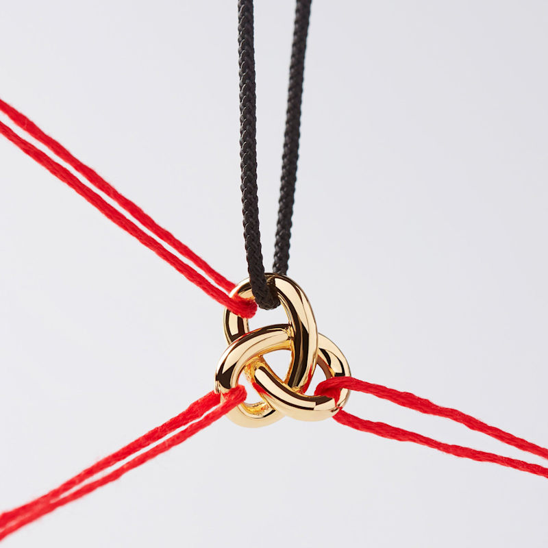 Thumbnail of Amara Cord Necklace Gold image