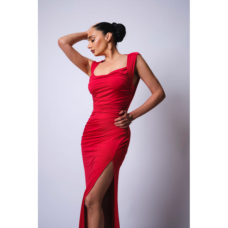 Thumbnail of Amari Maxi Dress - Red image
