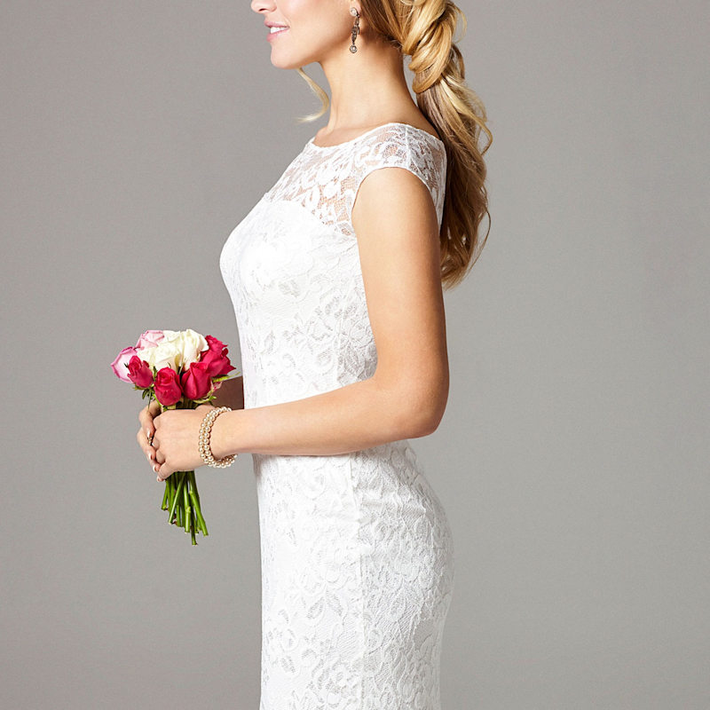 Amber Lace Wedding Dress Alie Street London Wolf Badger