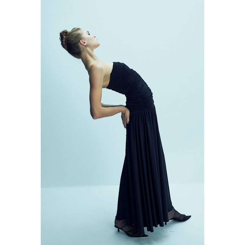 sachin and babi light blue dress Amber Knit Dress – Ronny Kobo main image 0