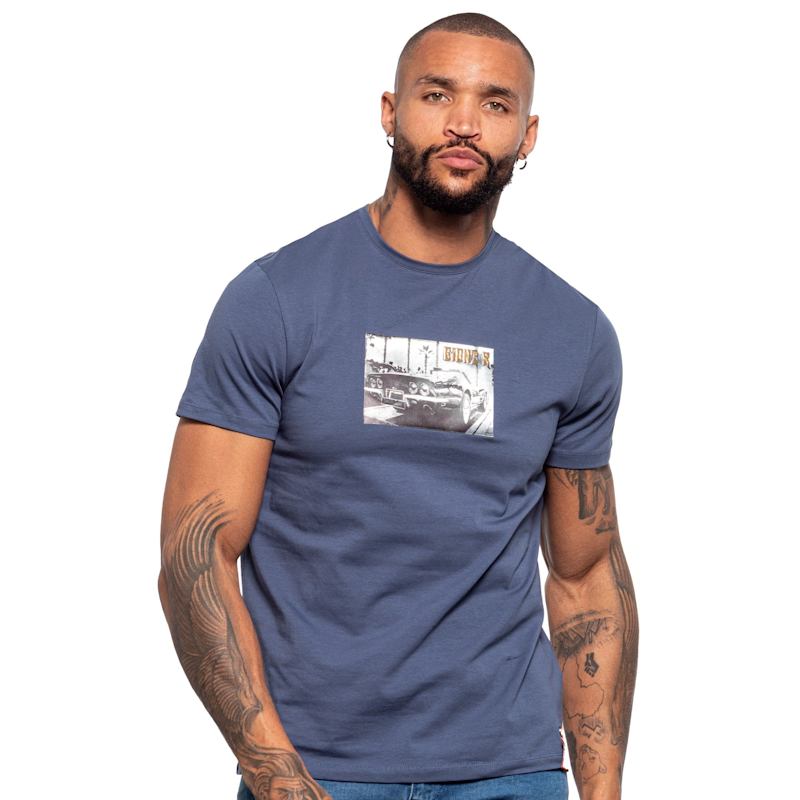 Thumbnail of American Muscle Graphic T-Shirt - Blue image