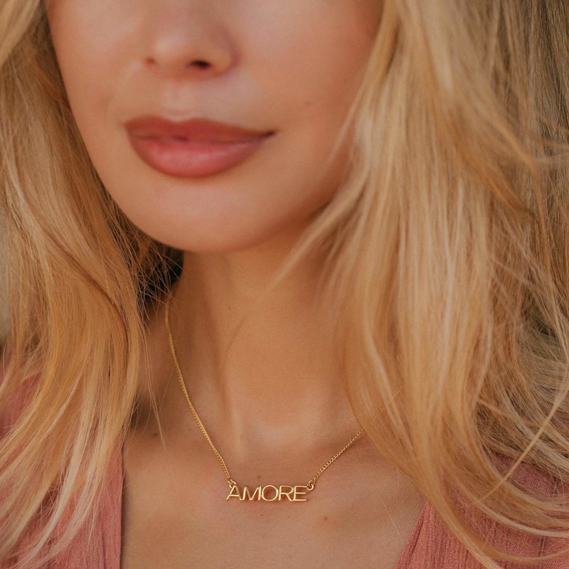 Thumbnail of Amore Gold Necklace image