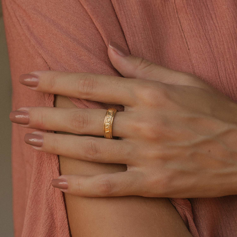 Thumbnail of Amore Gold Vermeil Spinning Ring image