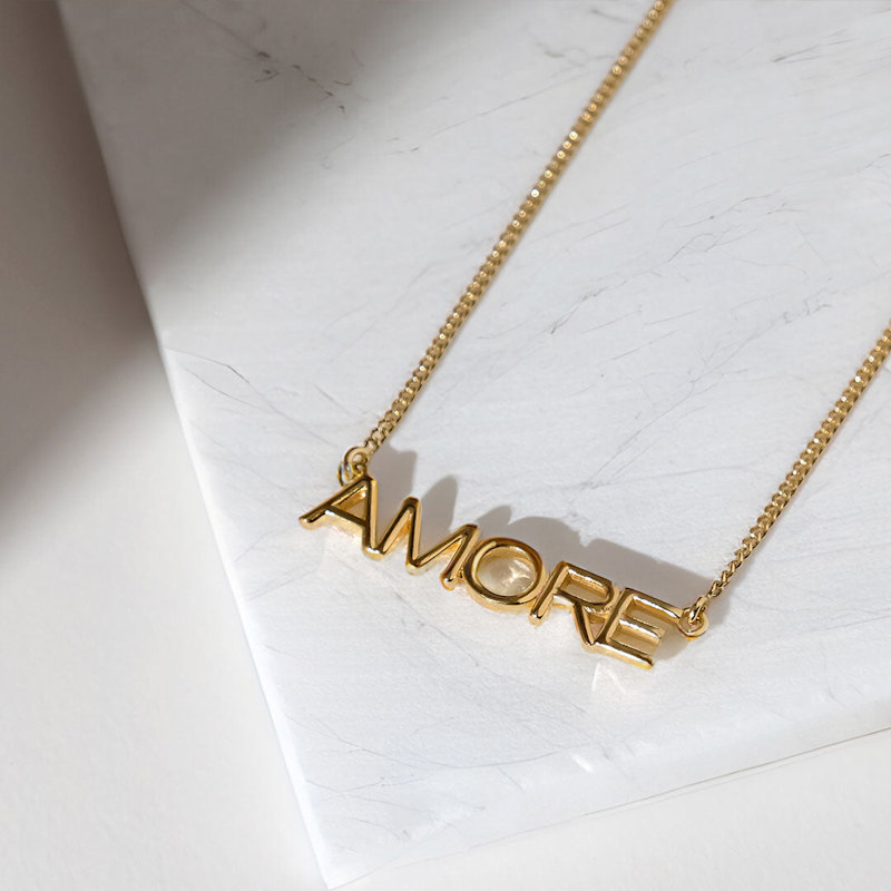 Thumbnail of Amore Gold Necklace image