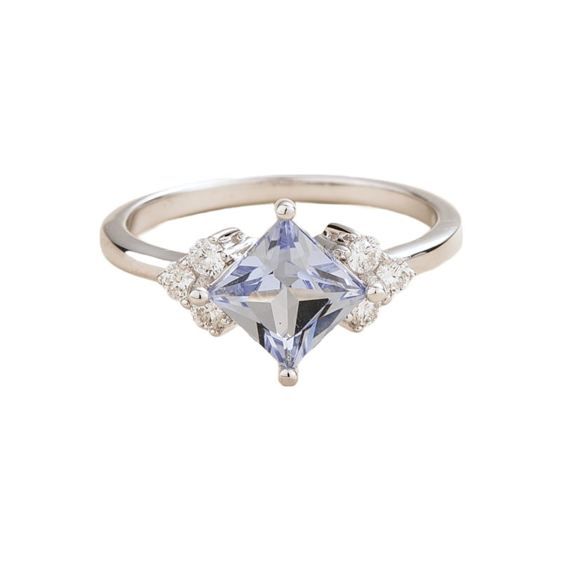 Thumbnail of Amore Ring In Ceylon Blue Sapphire & Diamond image