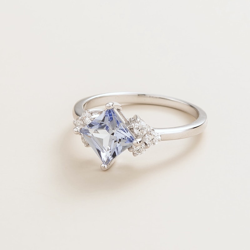 Thumbnail of Amore Ring In Ceylon Blue Sapphire & Diamond image