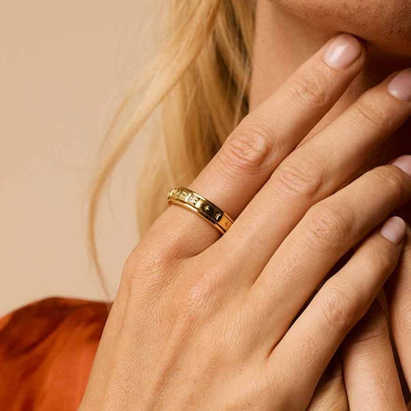 Thumbnail of Amore Gold Vermeil Spinning Ring image