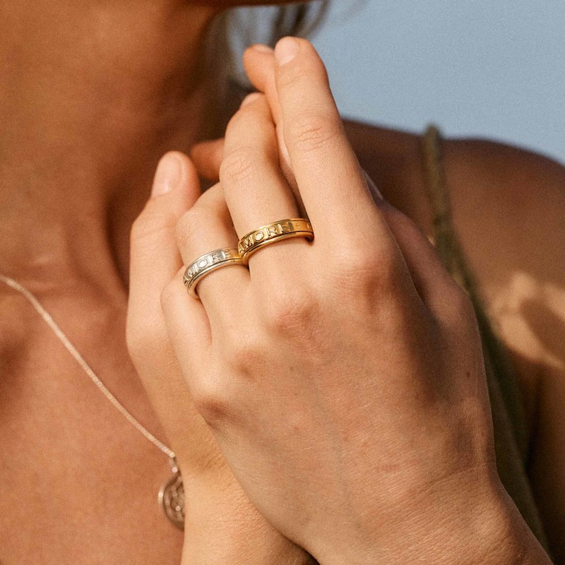 Thumbnail of Amore Gold Vermeil Spinning Ring image