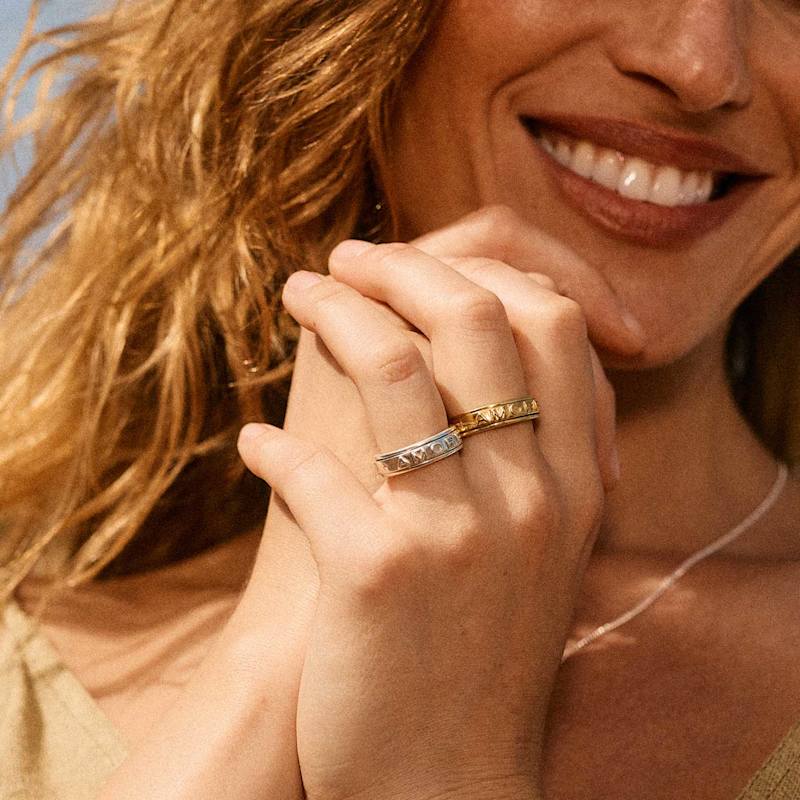 Thumbnail of Amore Gold Vermeil Spinning Ring image