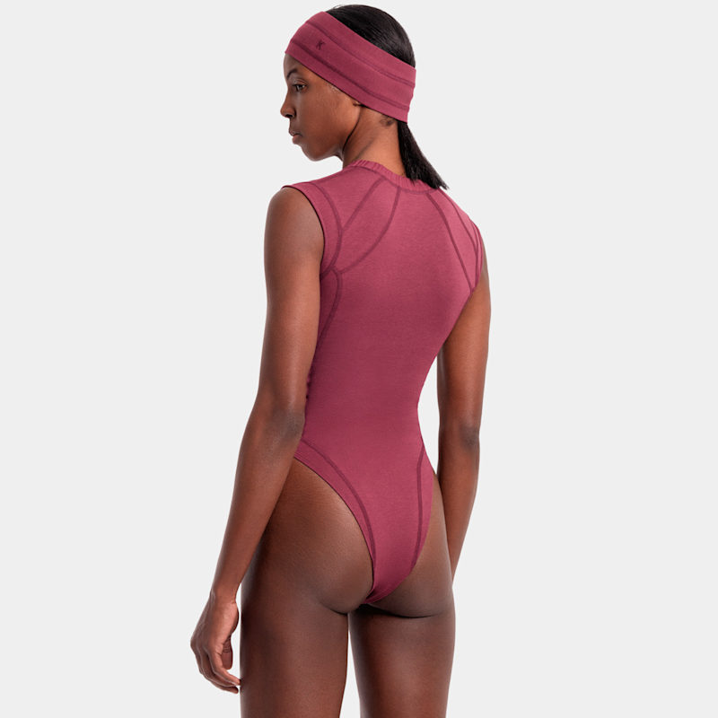 Thumbnail of Amory Bodysuit In Burgundy image