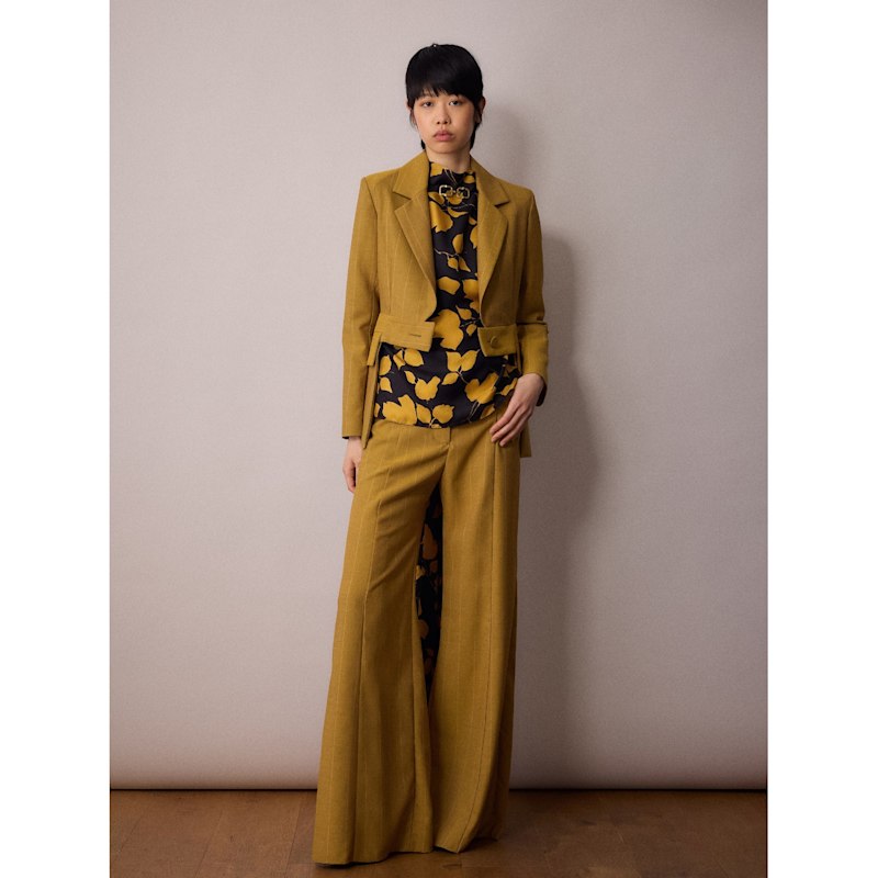 Thumbnail of Andy Suit Jacket / Mustard Pinstripe image