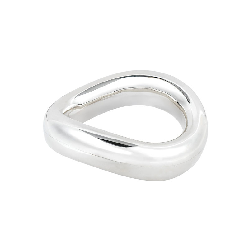 Roseate | Angela Cummings Wave Bangle In Sterling Silver, Wide