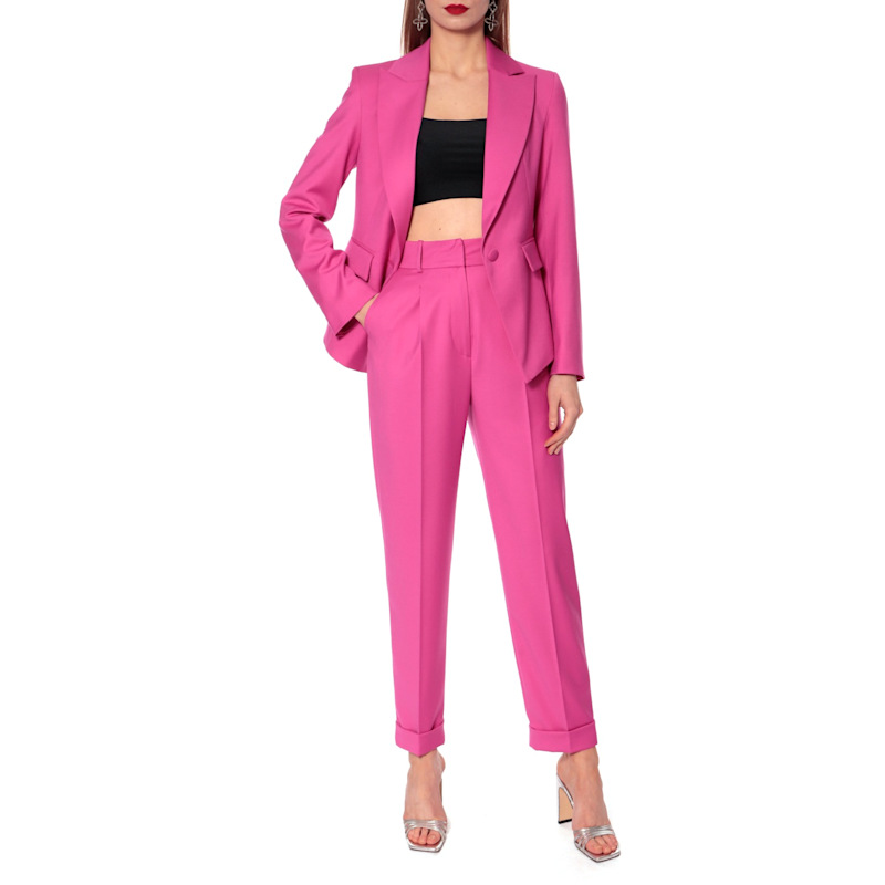 Thumbnail of Angela Very Berry Single Breasted Feminine Blazer image