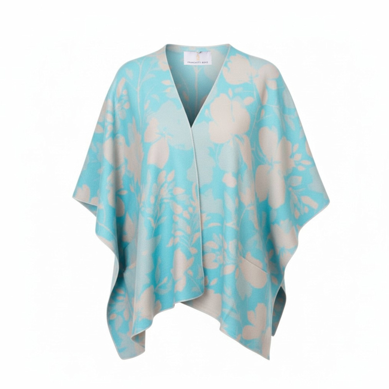 Thumbnail of Angelica Turquoise Floral Print Jacket image