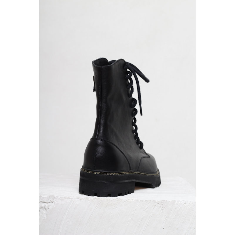 Thumbnail of Angelina Black Combat Boots image