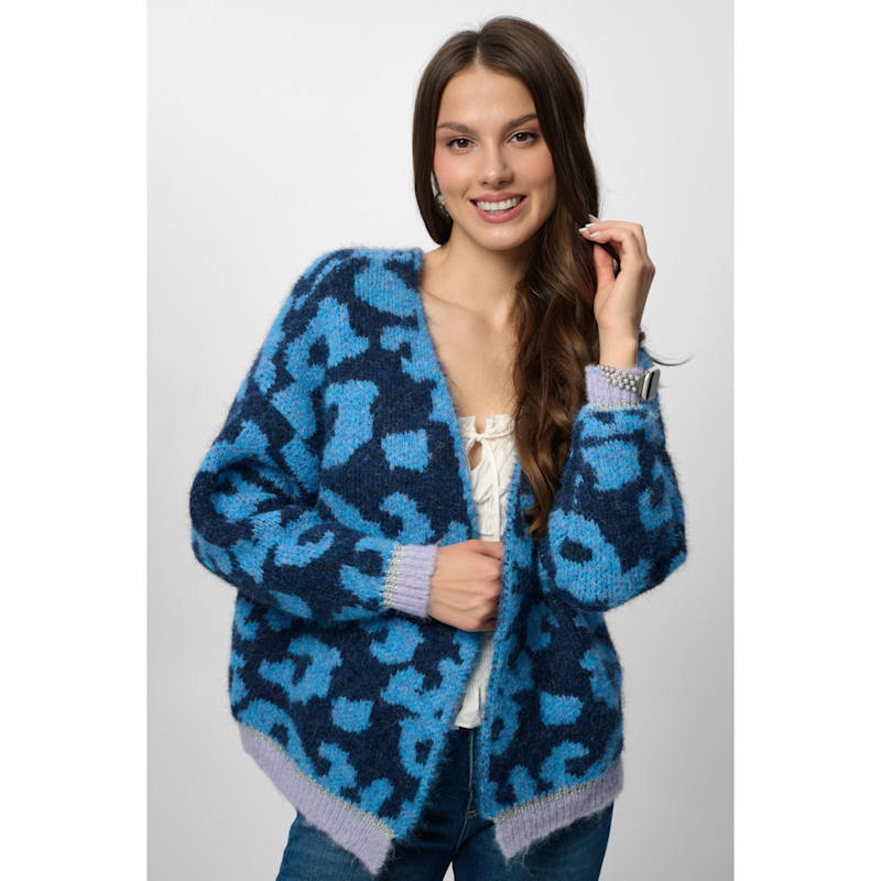 Thumbnail of Animal Print Mohair Cardigan image