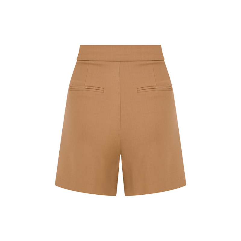 Anka Wool Camel Shorts | Maraliana | Wolf & Badger