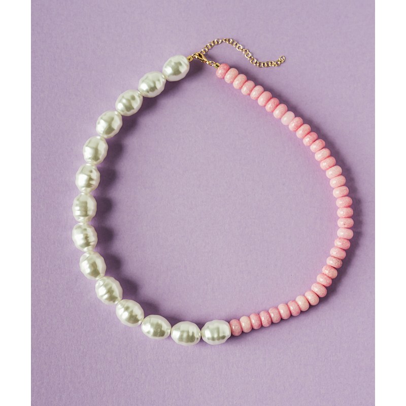 Thumbnail of Ann Trio Necklace - Pink image
