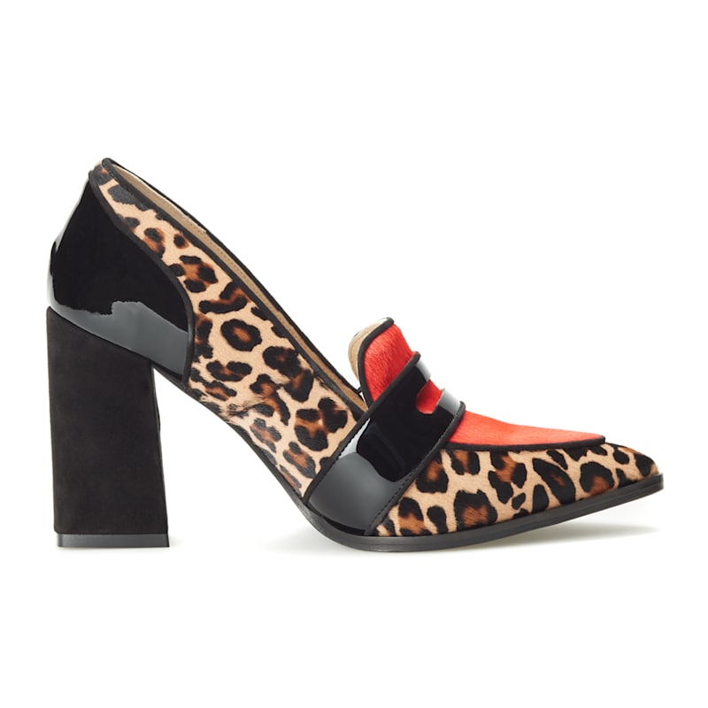 Thumbnail of Annabel Beatrice Leopard Print Loafers image