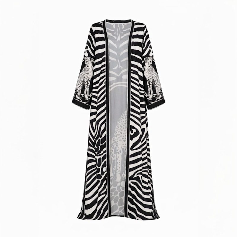 Thumbnail of Annia Louisa Tanzania Inspired Open Front Kaftan image