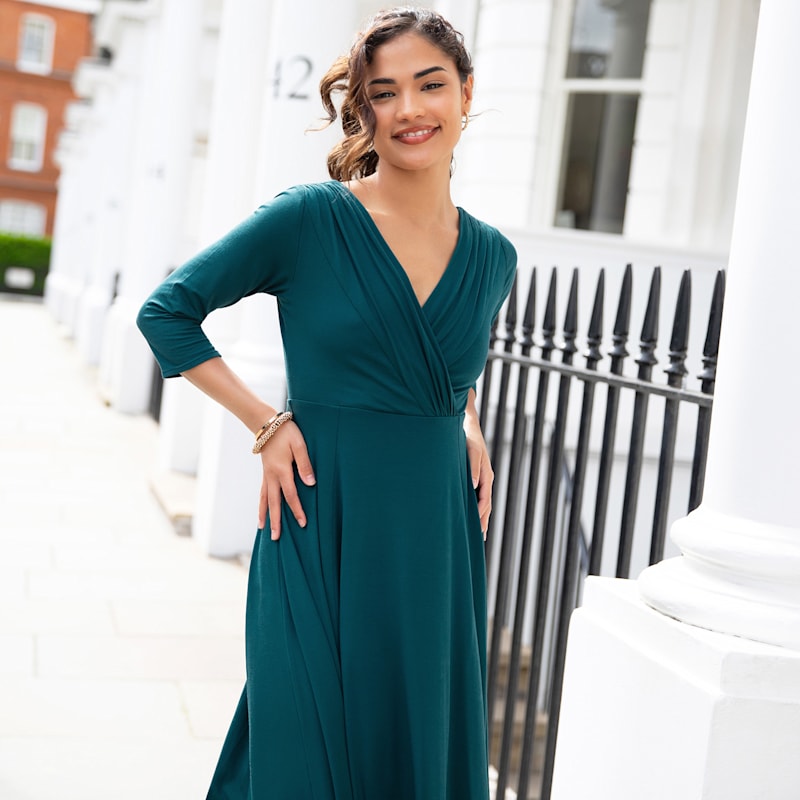 Thumbnail of Annie Dress Petite Pine Green image