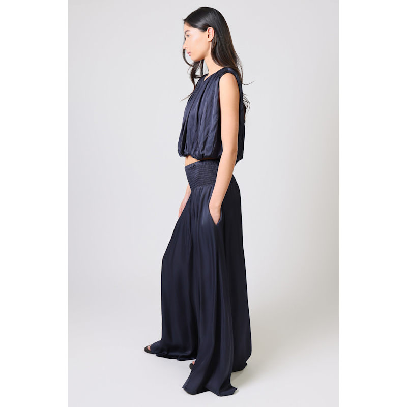 Thumbnail of Any Moment Now Navy Blue Falls Sleeveless Top image