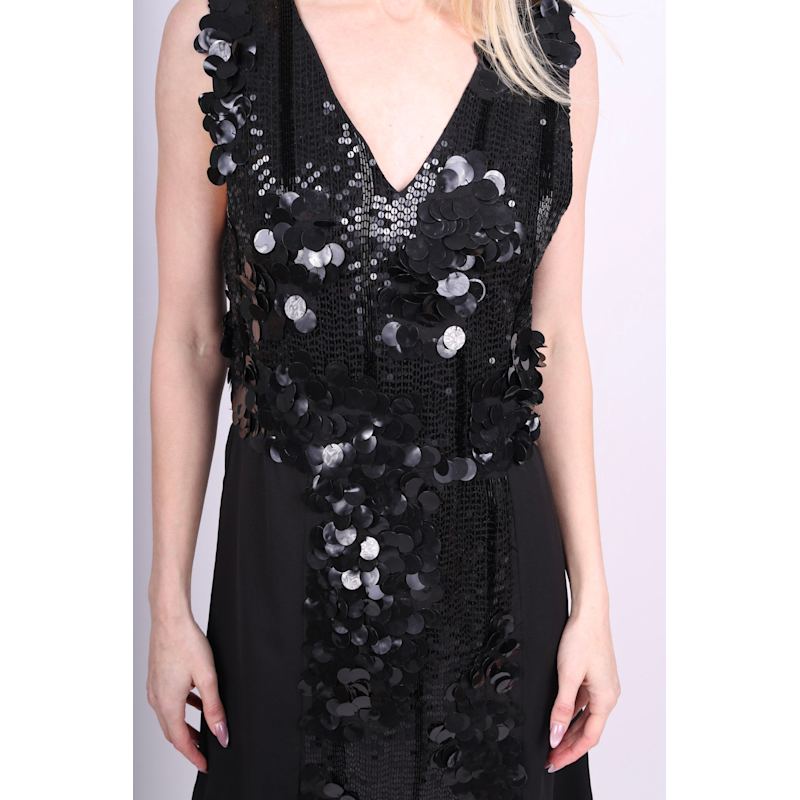 Thumbnail of Black Sequin Entrance Dress image