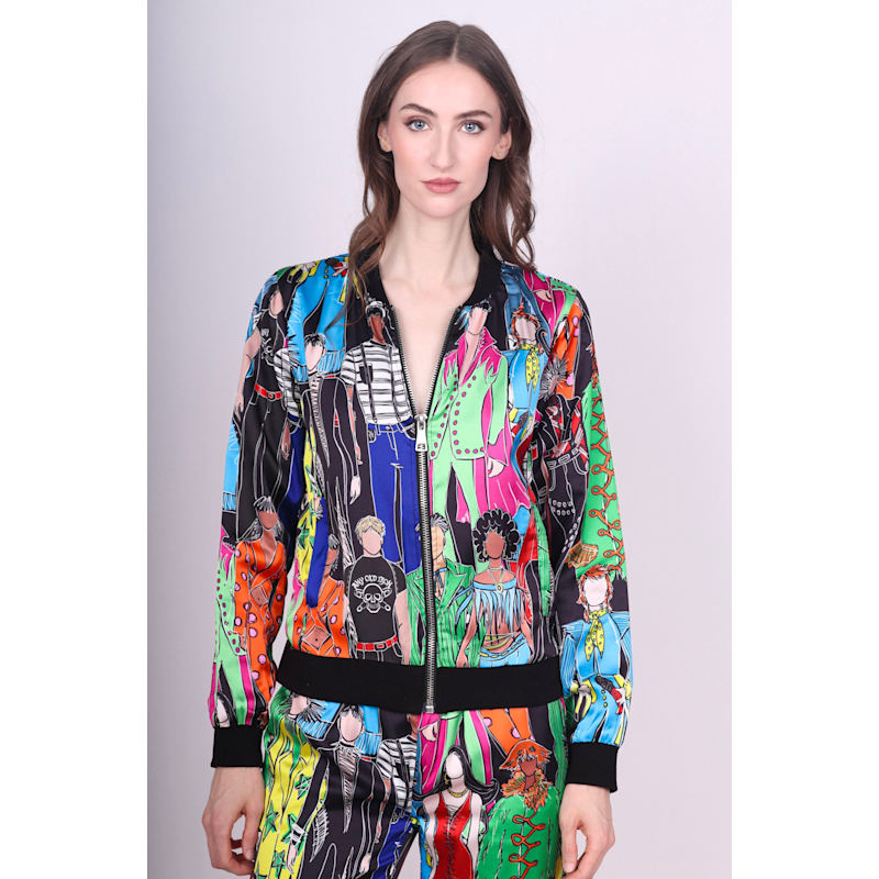 Thumbnail of Printed Heroes Bomber Jacket image