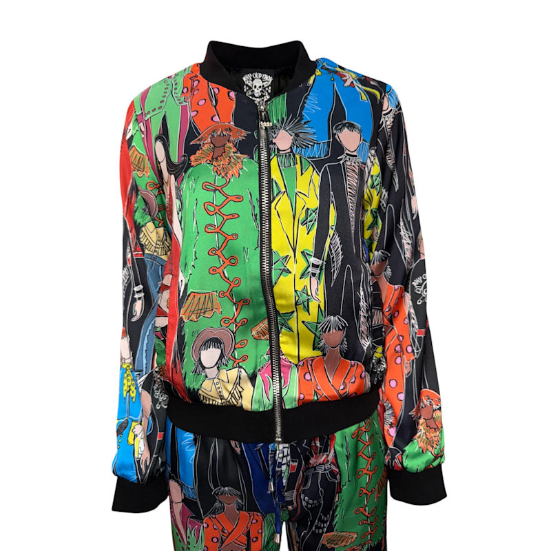 Thumbnail of Printed Heroes Bomber Jacket image