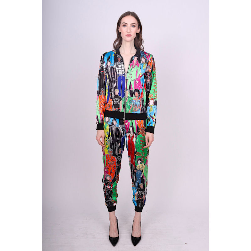Thumbnail of Printed Heroes Bomber Jacket image