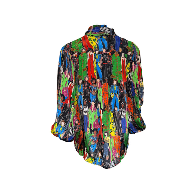 Thumbnail of Multicolor Heroes Necktie Shirt image
