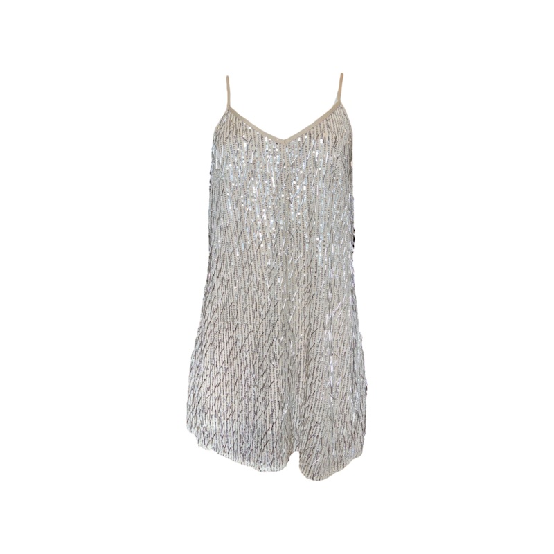 Thumbnail of Ivory Ice Beaded Short Dress image