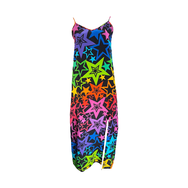 Any Old Iron New Rainbow Star Long Dress S