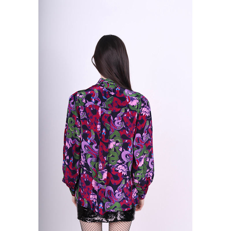 Thumbnail of Multicolor Pretty Snakes Tie Shirt image