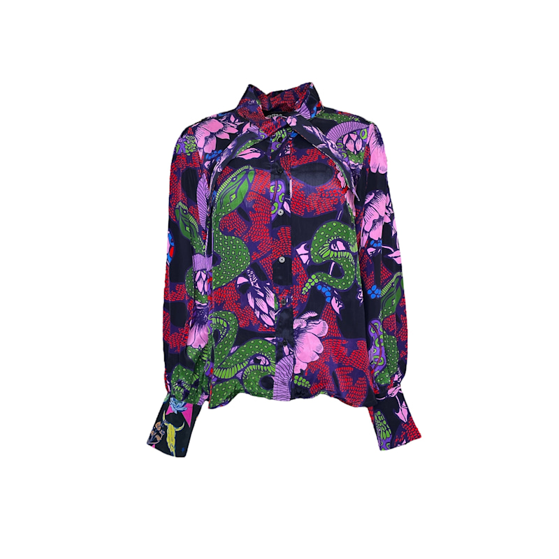 Thumbnail of Multicolor Pretty Snakes Tie Shirt image