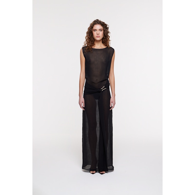 chinese dress ladies Significant Other Anya Maxi Dress in Indigo