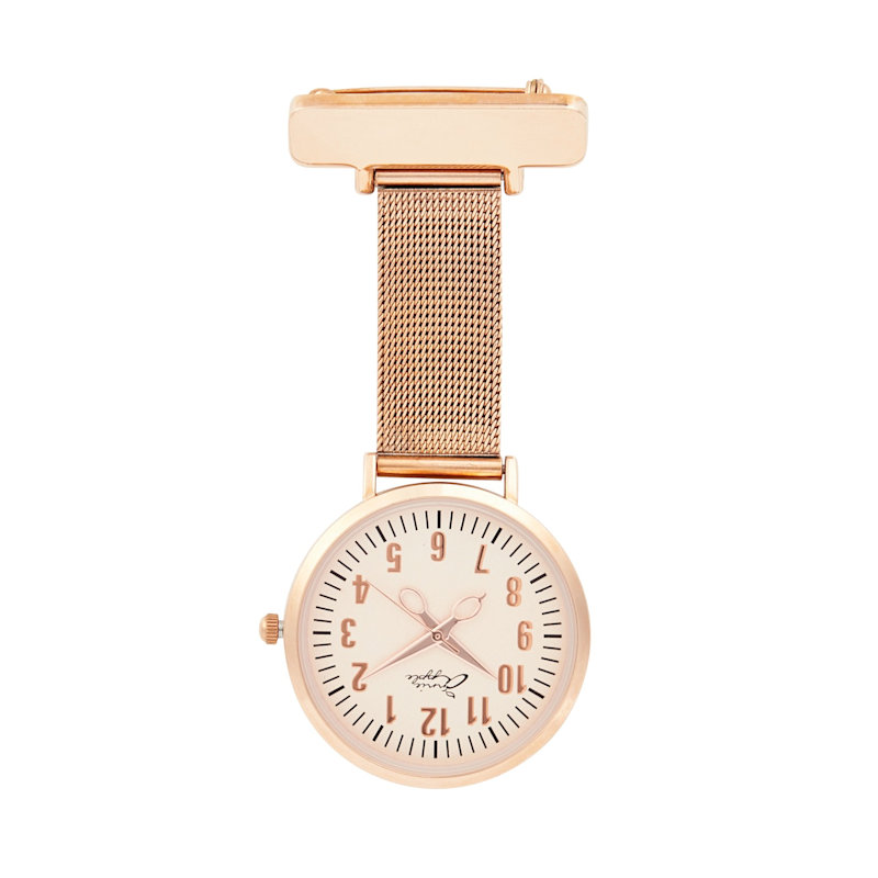 Thumbnail of Annie Apple Mesh Rose Gold Nurse Fob Watch image