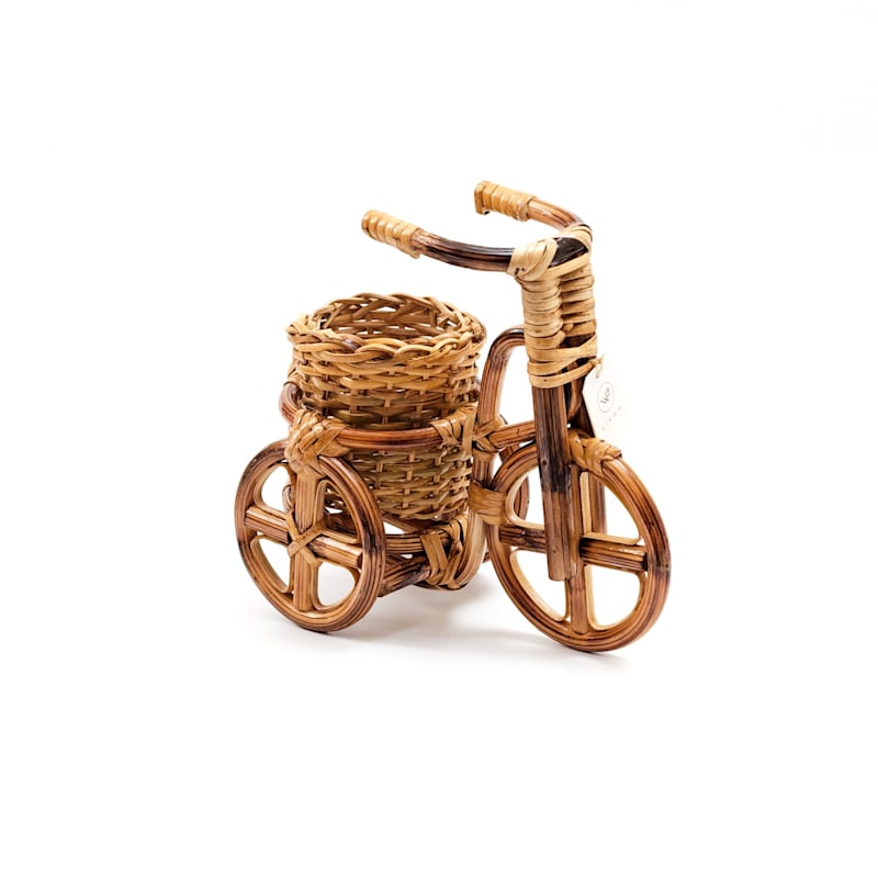 Thumbnail of Rattan Bike Planter Medium image