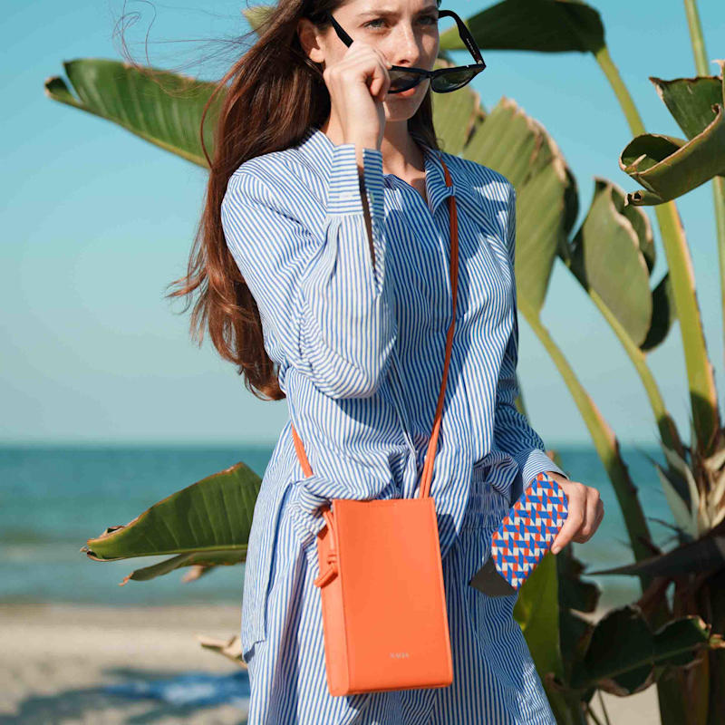 Thumbnail of Phone & Essentials Crossbody Bag Tangerine image