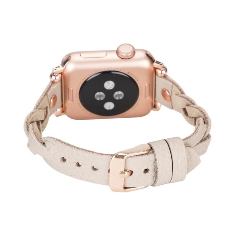 Thumbnail of Apple Watch Braided Band - Light Beige - Chico image