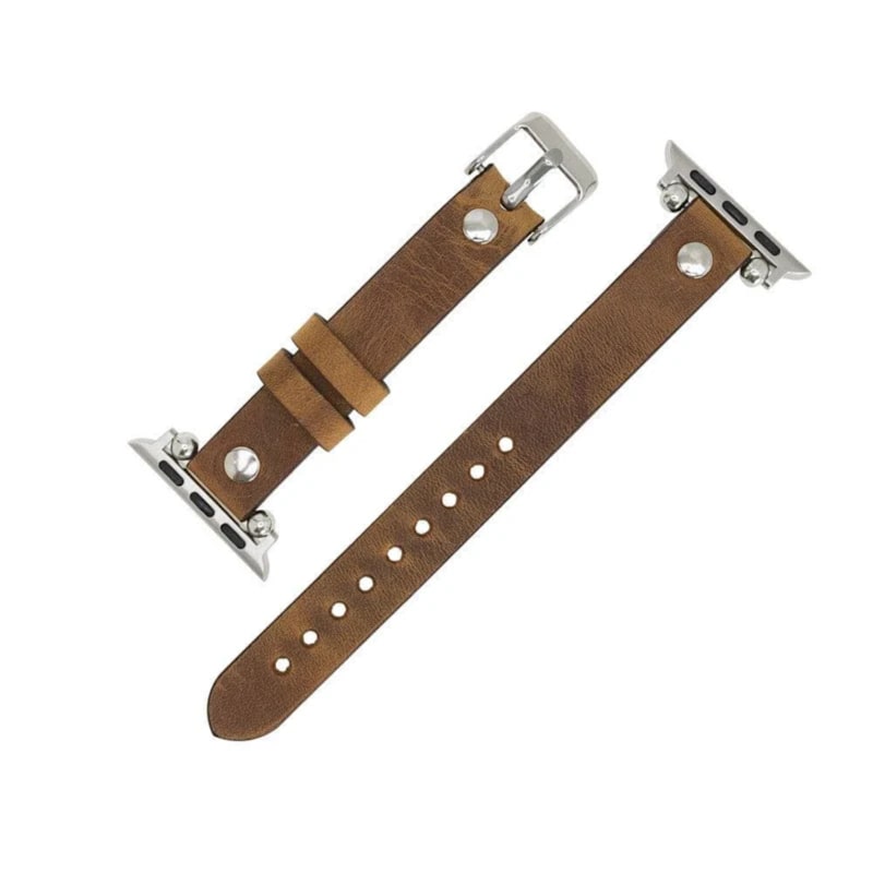 Thumbnail of Apple Watch Caramel Brown Leather Strap - Detroit image