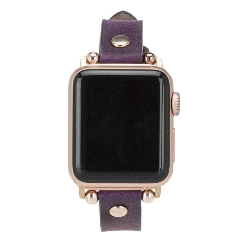 Thumbnail of Apple Watch Deep Purple Leather Strap - Detroit image