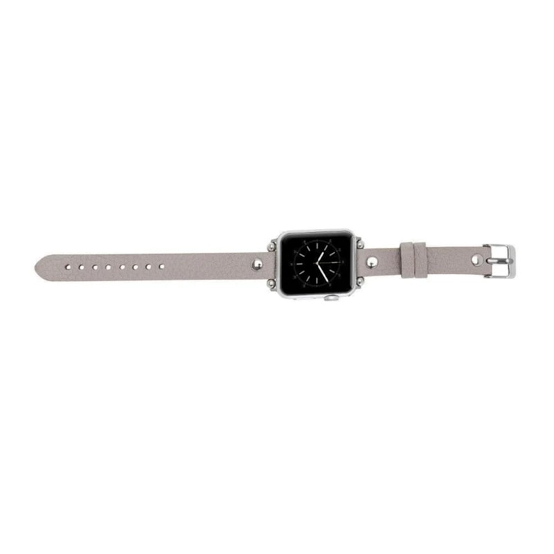 Thumbnail of Apple Watch Light Grey Leather Strap - Detroit image