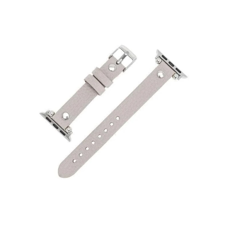 Thumbnail of Apple Watch Light Grey Leather Strap - Detroit image