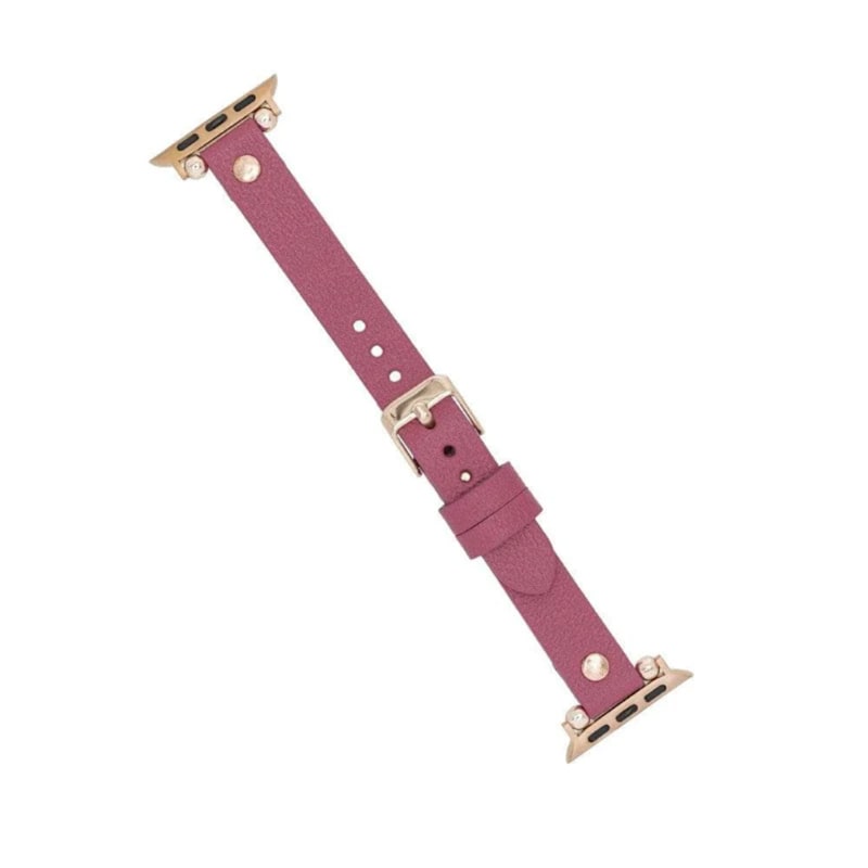 Thumbnail of Apple Watch Magenta Leather Strap - Detroit image