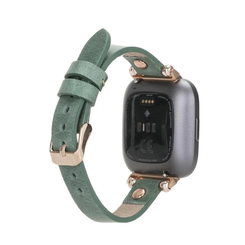 Thumbnail of Apple Watch Pastel Green Leather Strap - Detroit image
